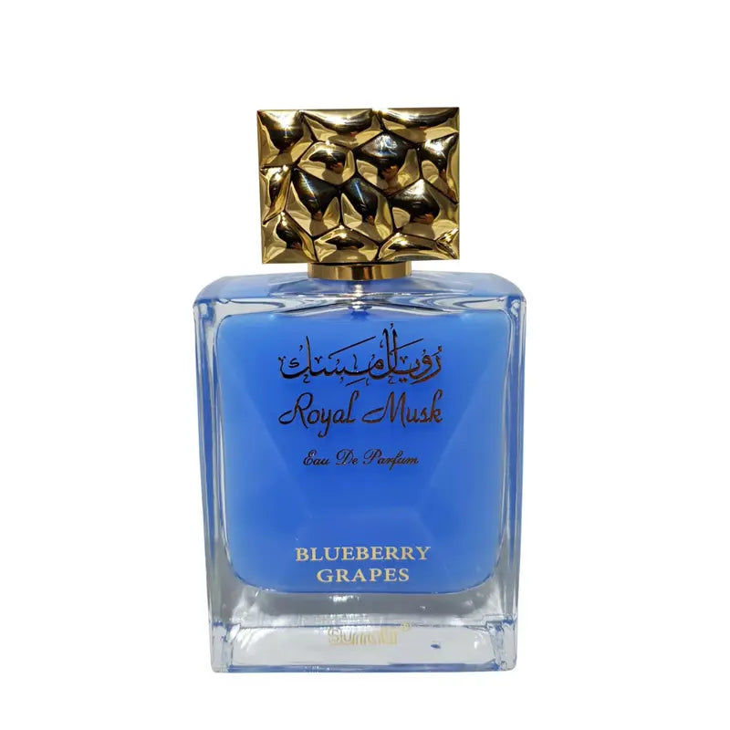 Royal Musk Blueberry Grapes EDP 100ML (3.4 OZ) by SURRATI, Exotic Fragrances for Men & Women. Floral Perfume
